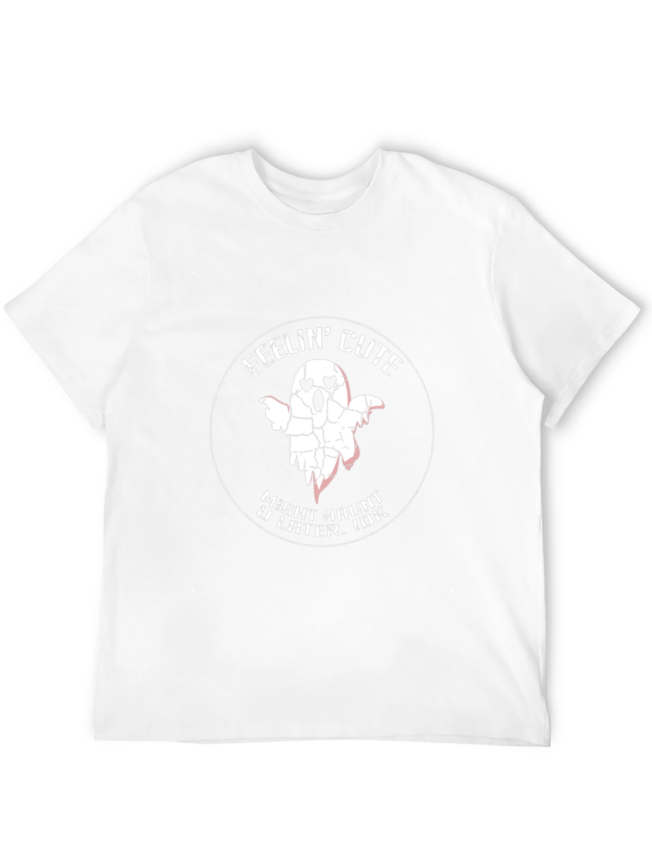 Feelin Cute Ghost Graphic T-Shirt