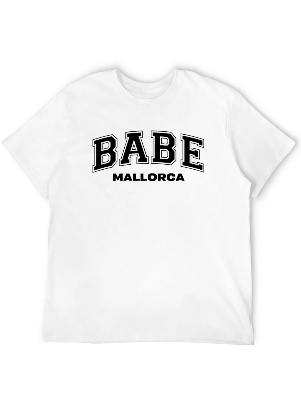 BABE Mallorca Black Graphic T-Shirt