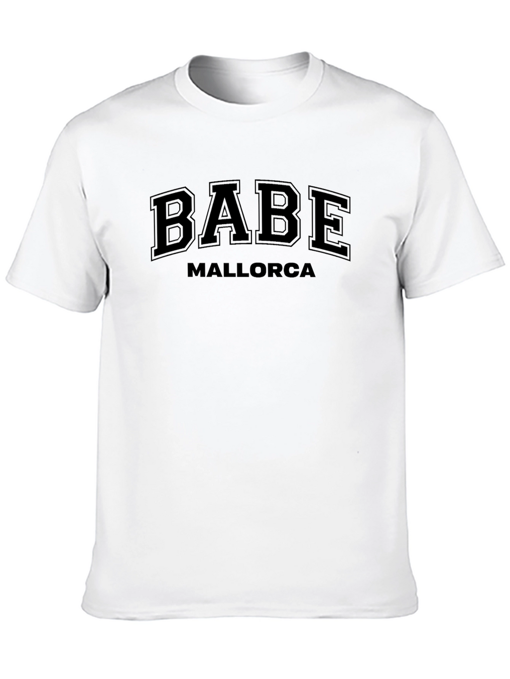 BABE Mallorca Black Graphic T-Shirt