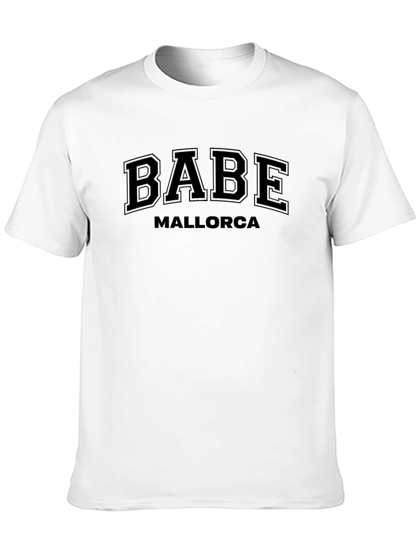 BABE Mallorca Black Graphic T-Shirt