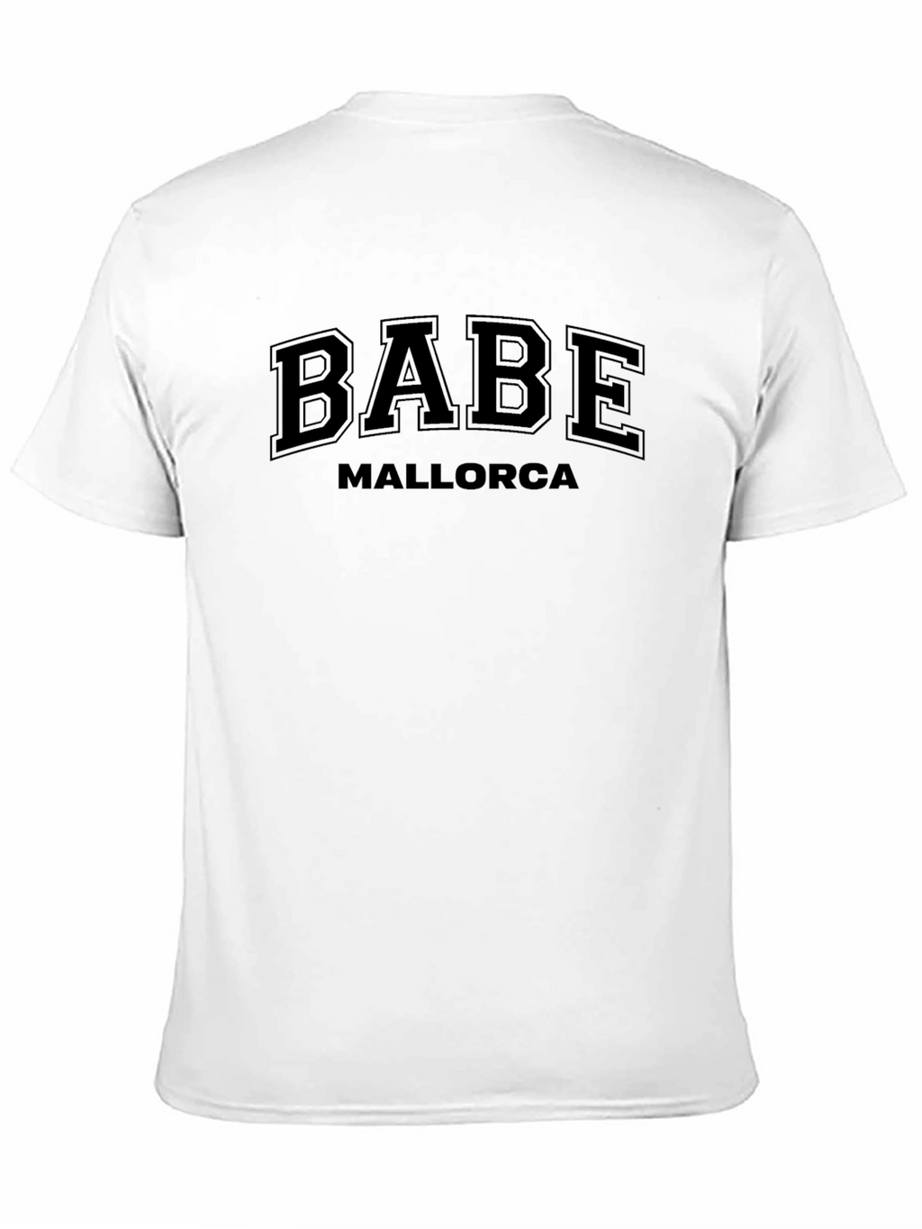 BABE Mallorca Black Graphic T-Shirt