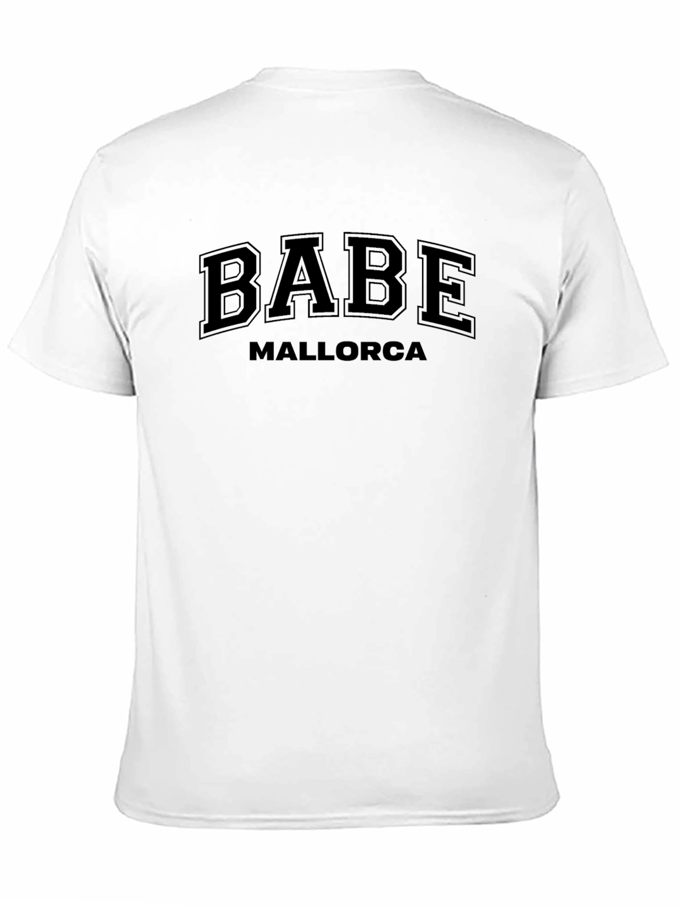 BABE Mallorca Black Graphic T-Shirt