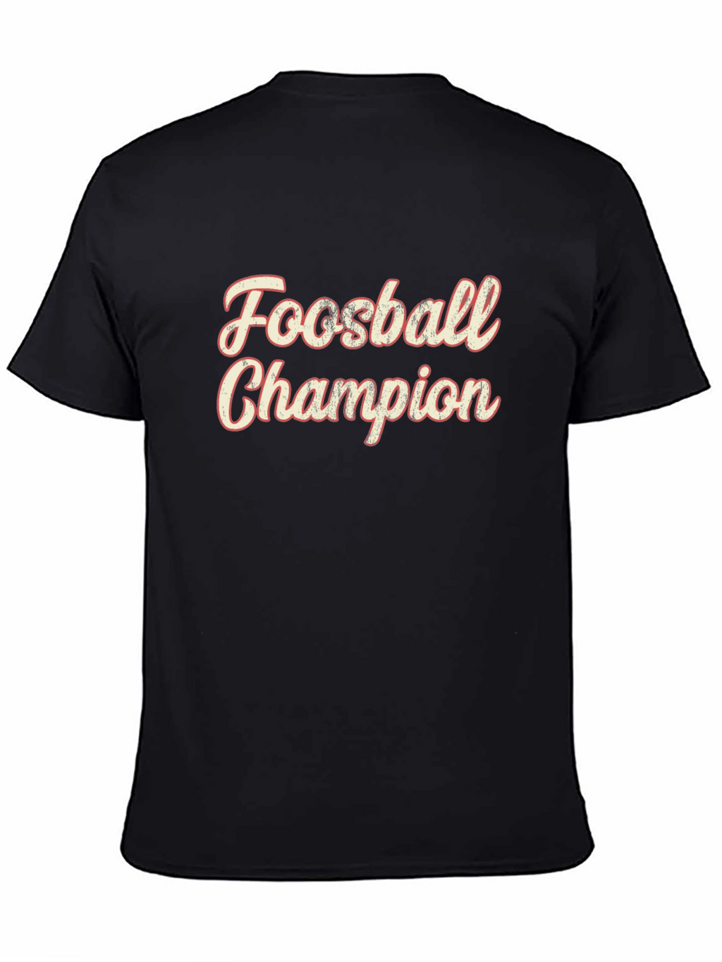 Foosball Champion T-Shirt - Black
