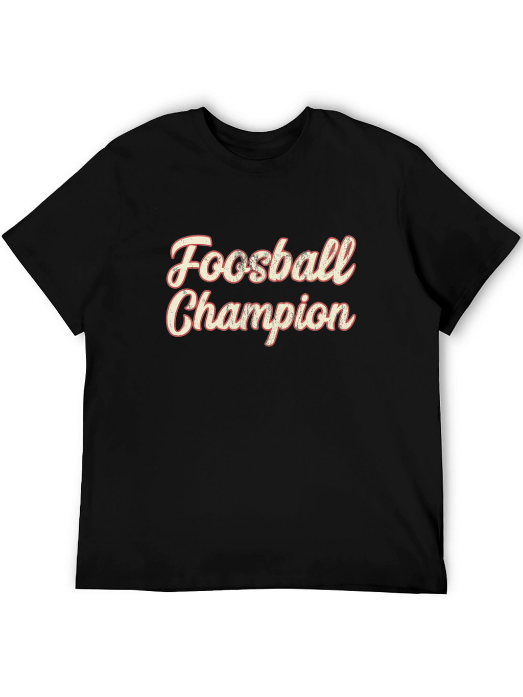 Foosball Champion T-Shirt - Black