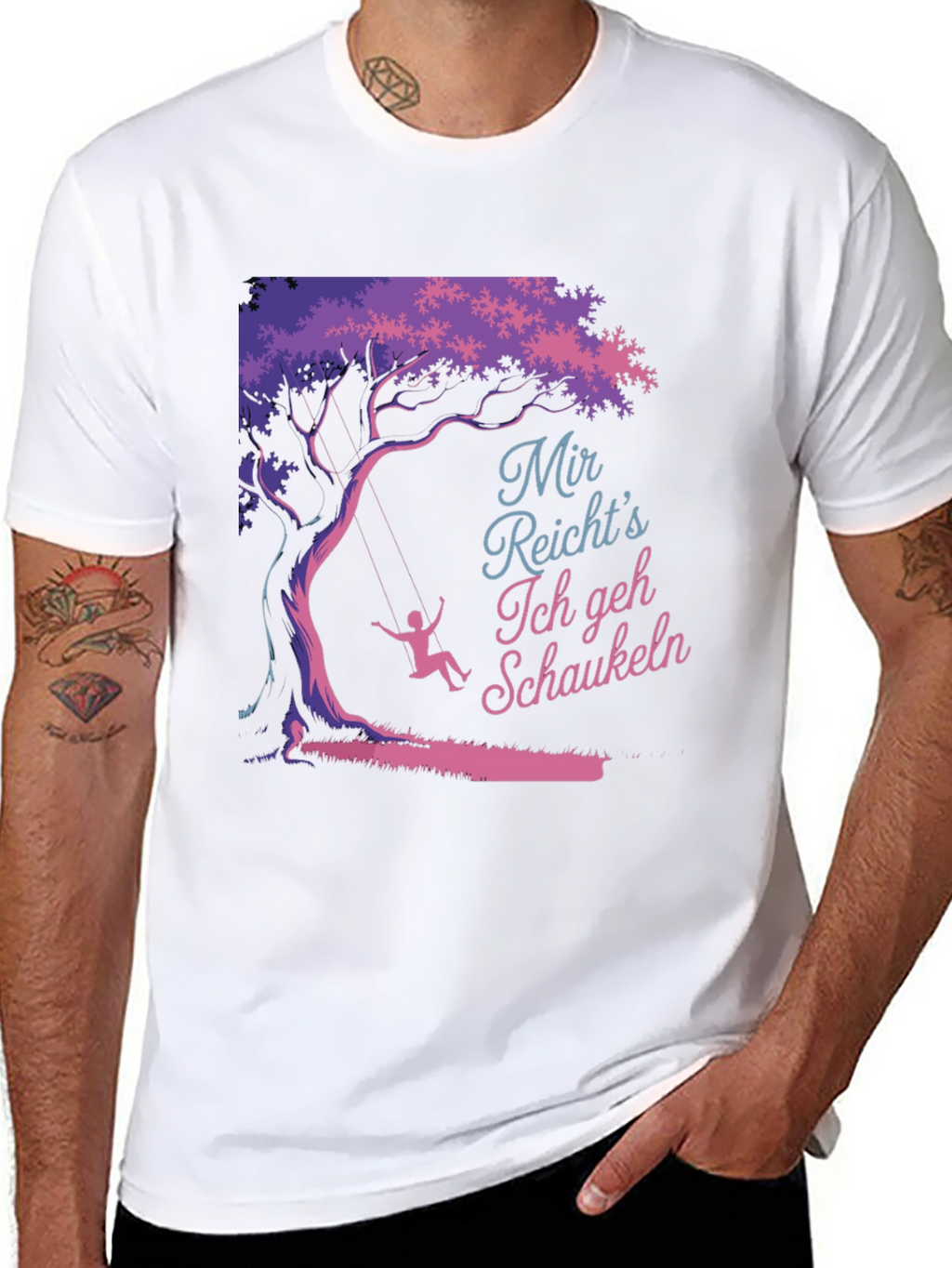 Whimsical Tree Swing T-Shirt