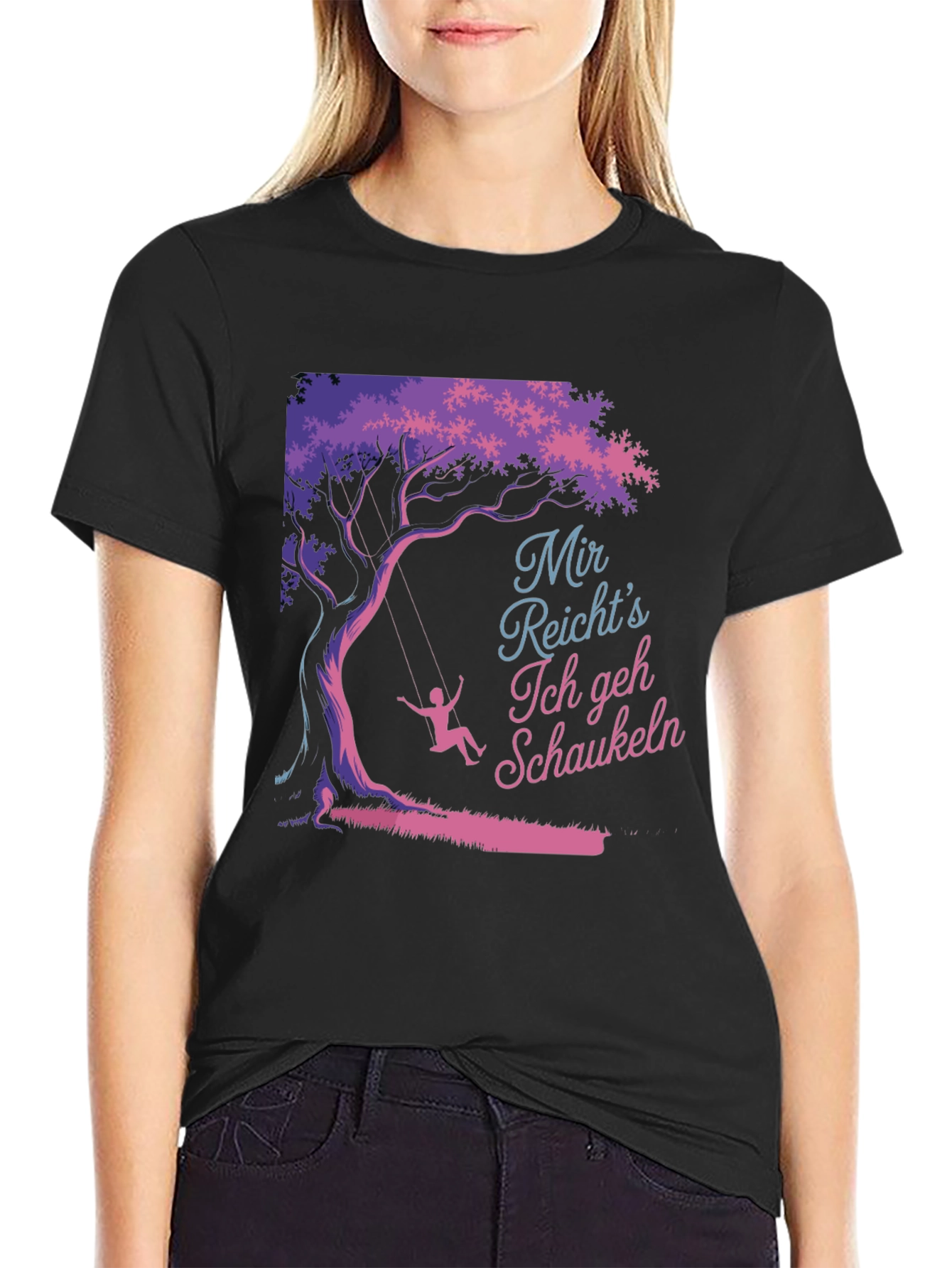 Whimsical Tree Swing T-Shirt