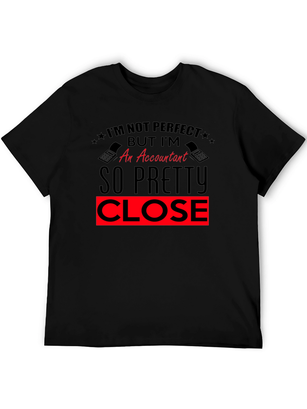 Accountant Graphic T-Shirt - Pretty Close to Perfect