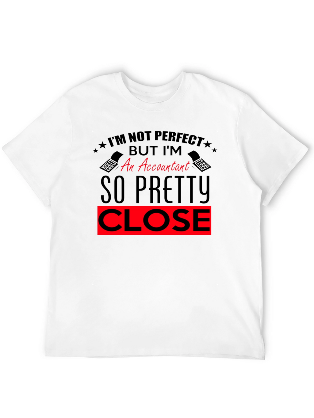Accountant Graphic T-Shirt - Pretty Close to Perfect