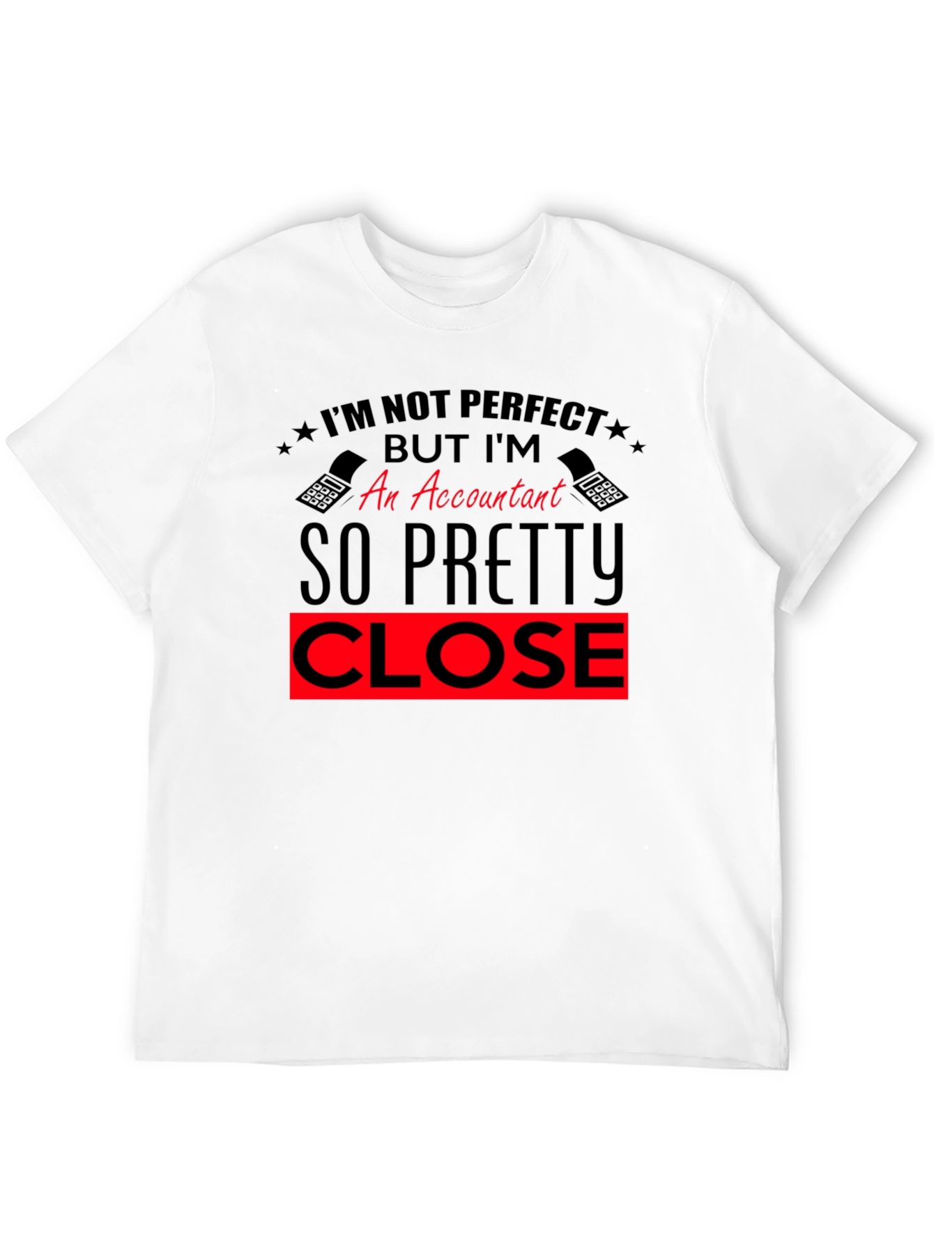 Accountant Graphic T-Shirt - Pretty Close to Perfect
