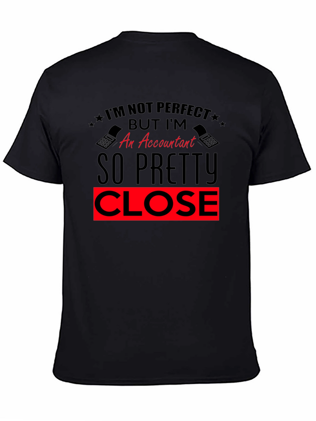 Accountant Graphic T-Shirt - Pretty Close to Perfect