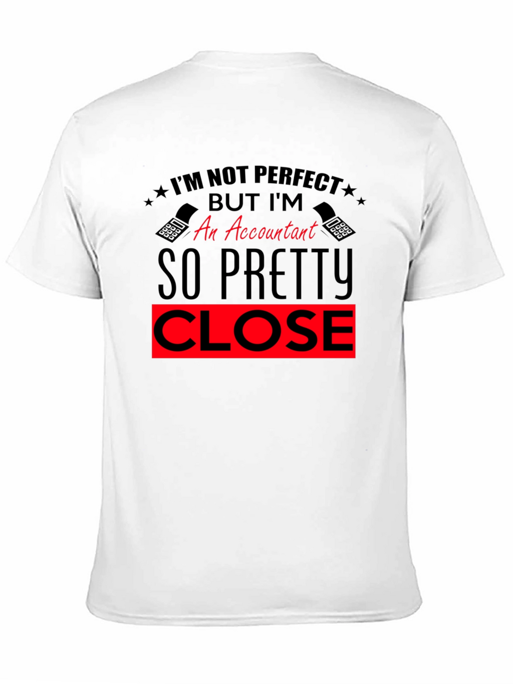 Accountant Graphic T-Shirt - Pretty Close to Perfect