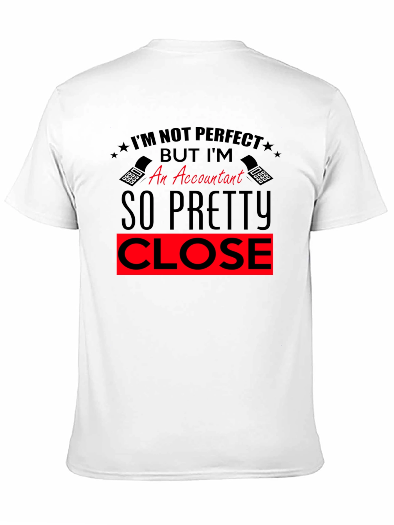 Accountant Graphic T-Shirt - Pretty Close to Perfect