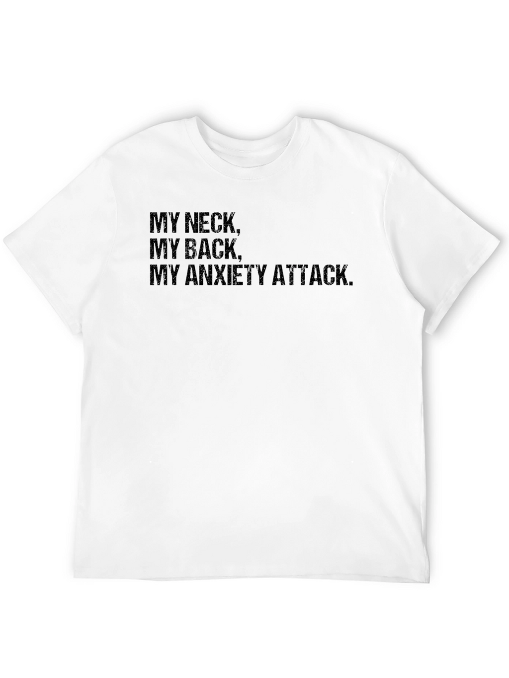 Anxiety Attack T-Shirt - Black Comfort Tee