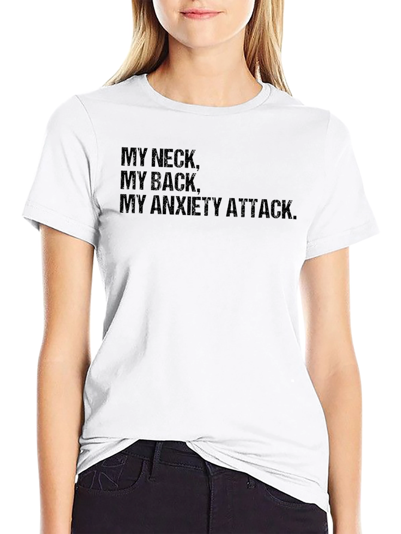 Anxiety Attack T-Shirt - Black Comfort Tee