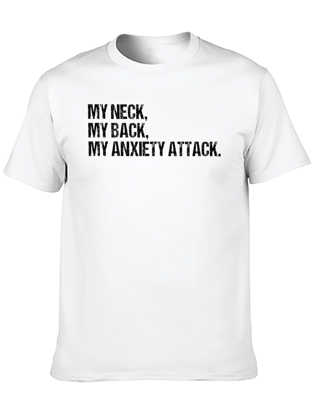 Anxiety Attack T-Shirt - Black Comfort Tee