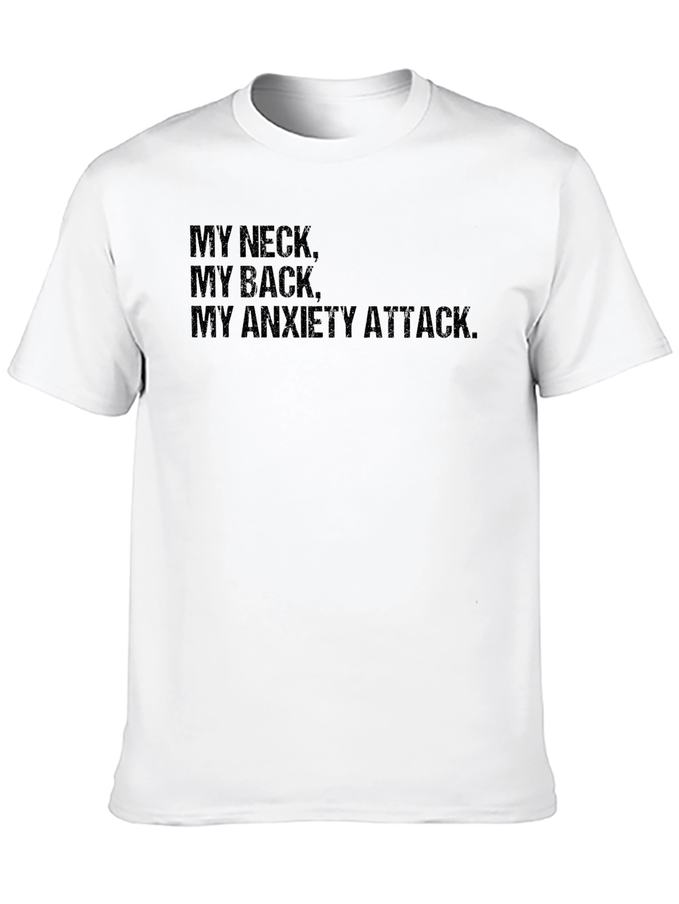 Anxiety Attack T-Shirt - Black Comfort Tee