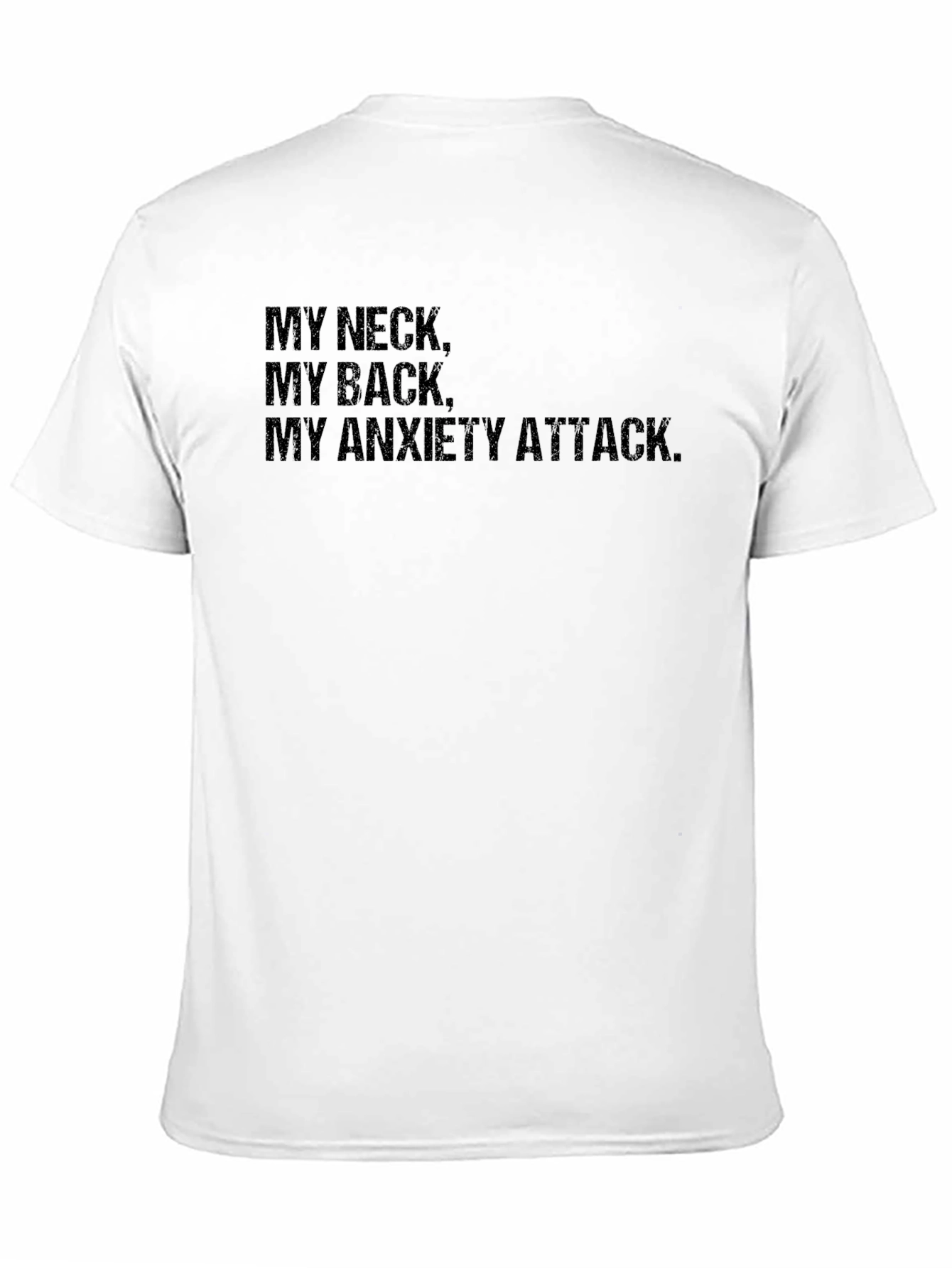 Anxiety Attack T-Shirt - Black Comfort Tee
