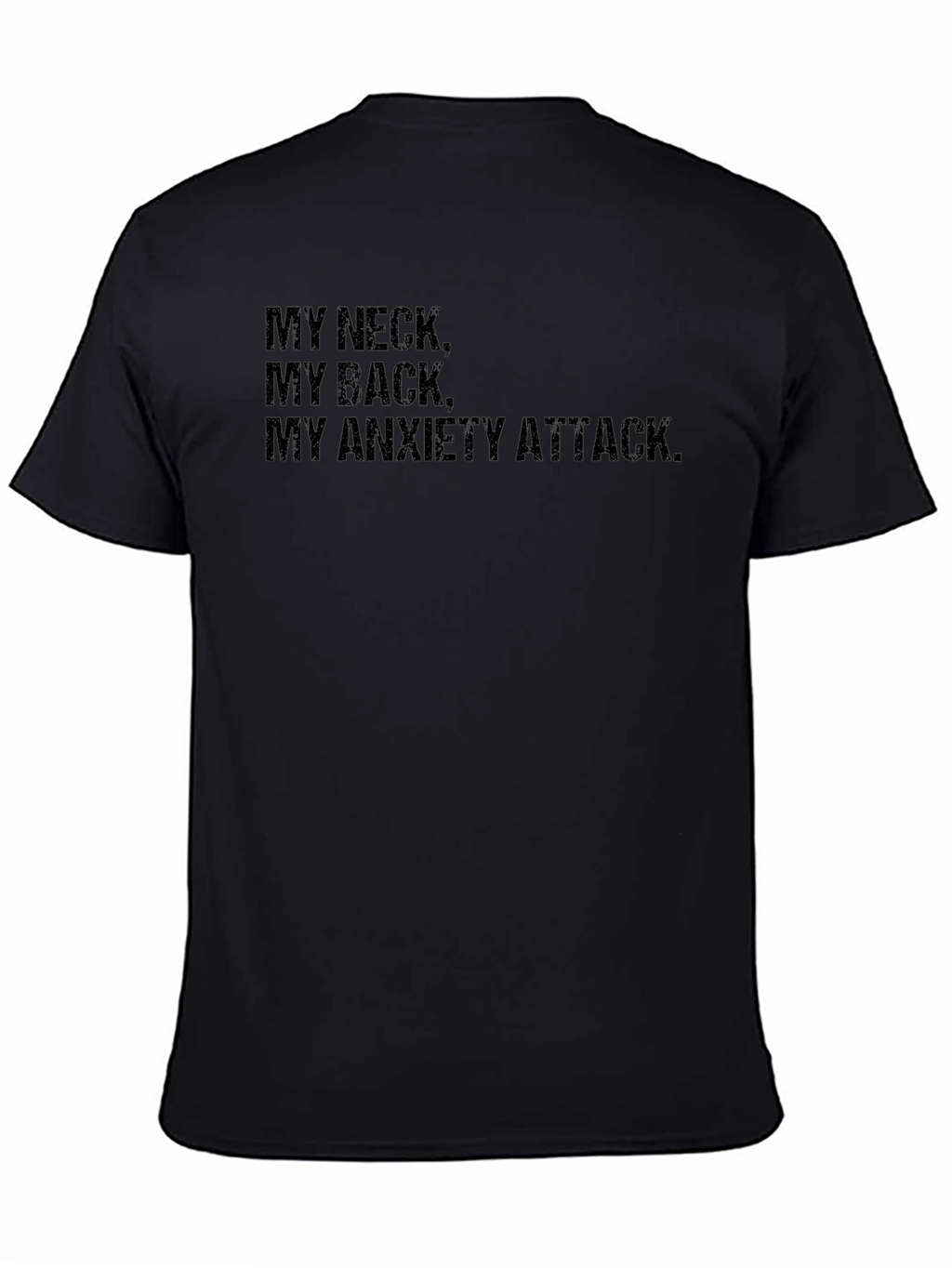 Anxiety Attack T-Shirt - Black Comfort Tee