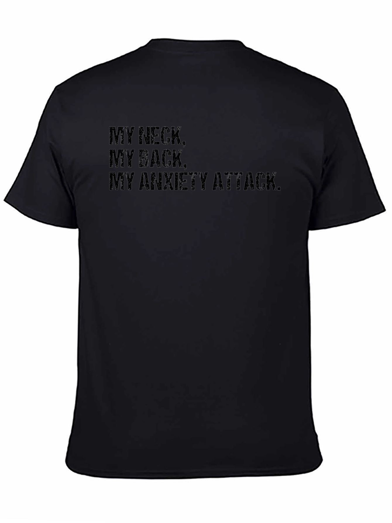 Anxiety Attack T-Shirt - Black Comfort Tee