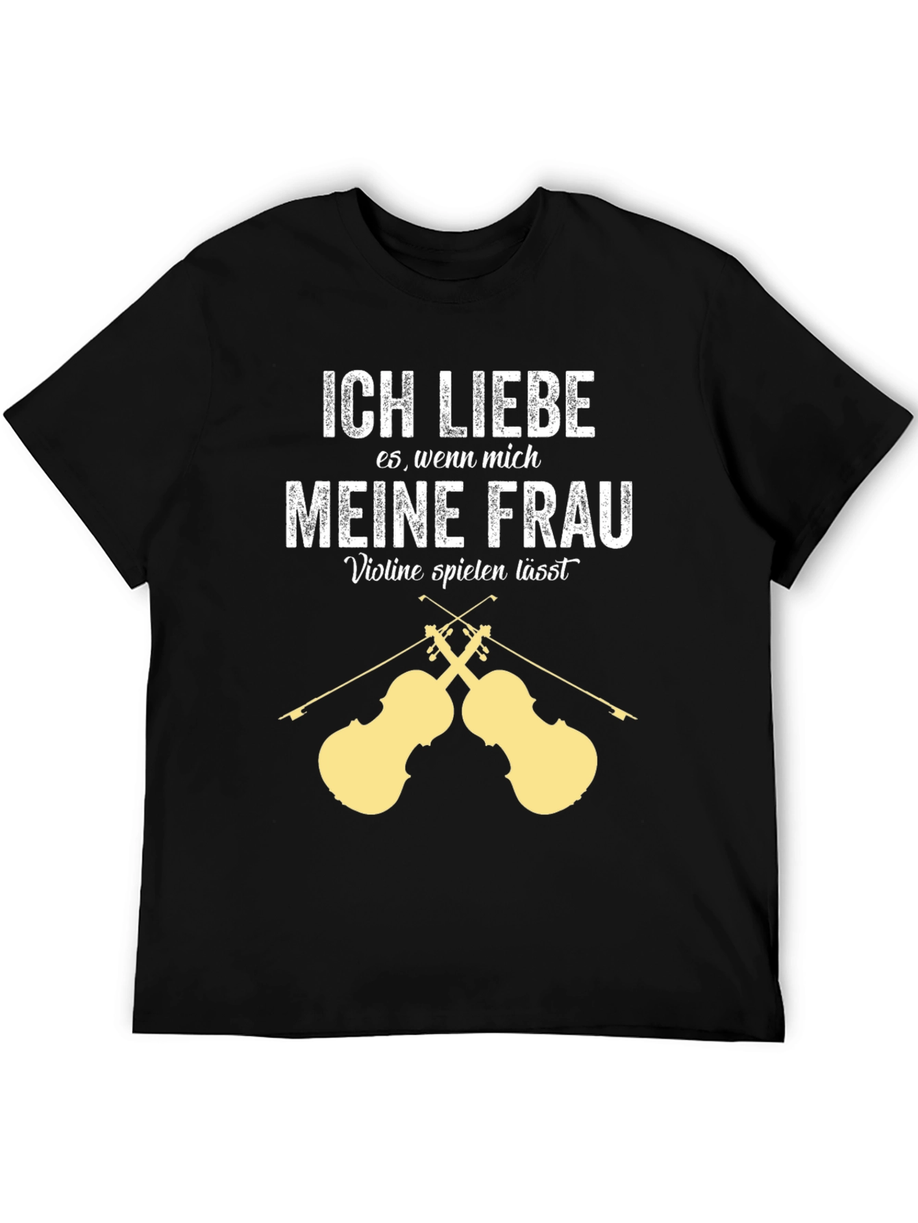 Ich Liebe Meine Frau Violin T-Shirt - Musician Gift