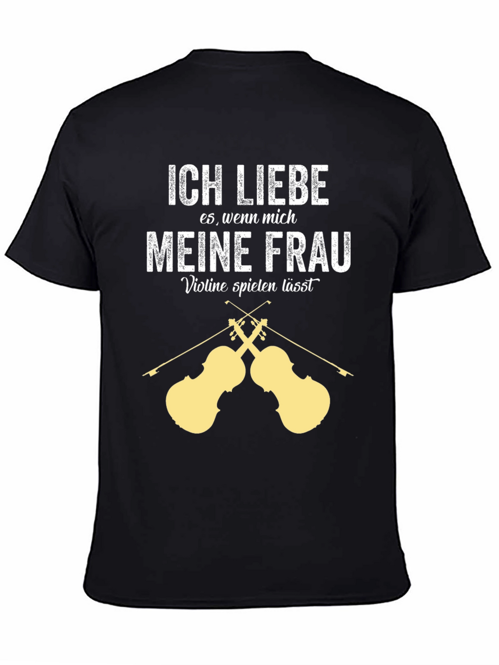 Ich Liebe Meine Frau Violin T-Shirt - Musician Gift