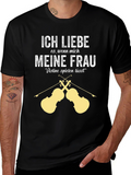 Ich Liebe Meine Frau Violin T-Shirt - Musician Gift