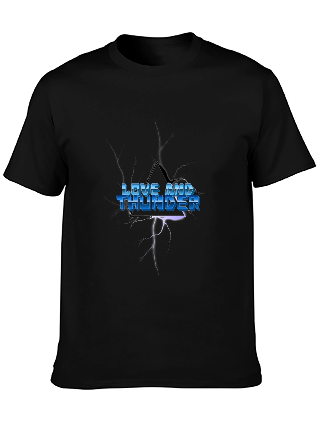 Love and Thunder Black Graphic Tee