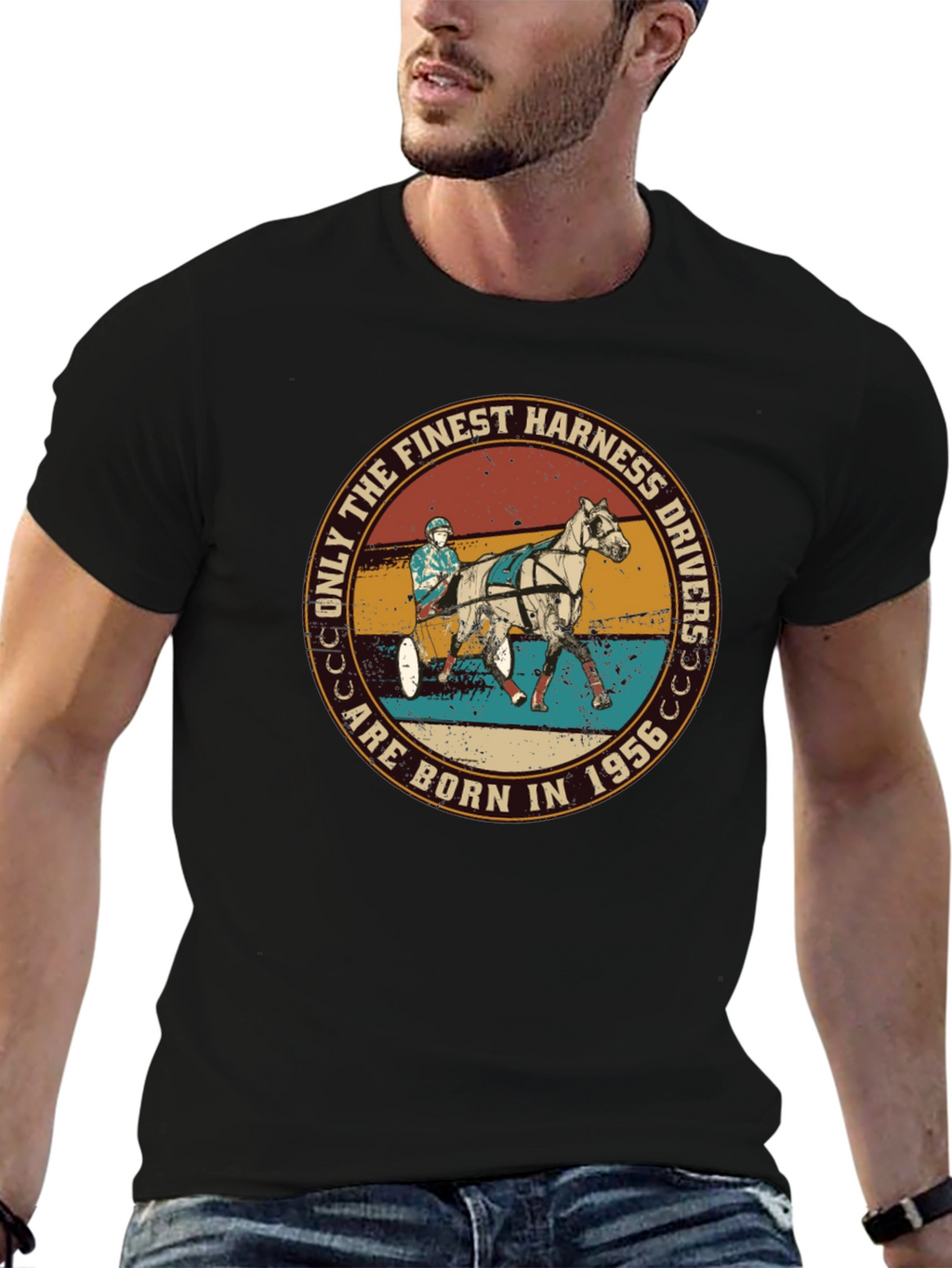 Finest Harness Drivers Born in 1956 T-Shirt