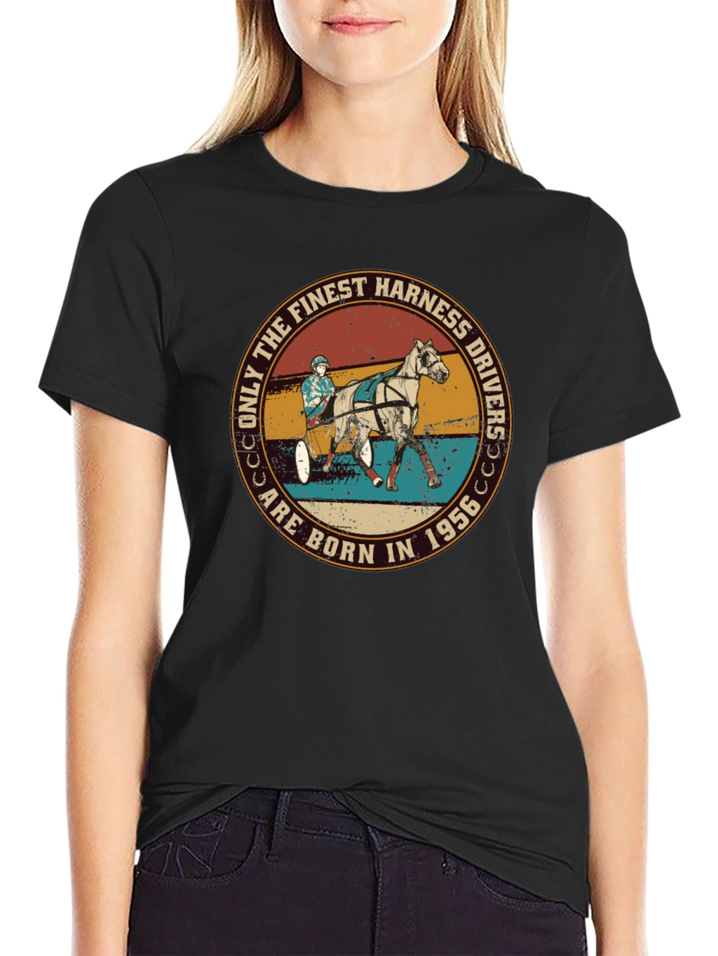 Finest Harness Drivers Born in 1956 T-Shirt