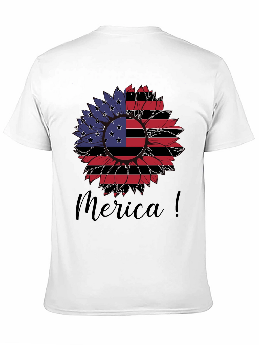 Americana Sunflower Graphic T-Shirt