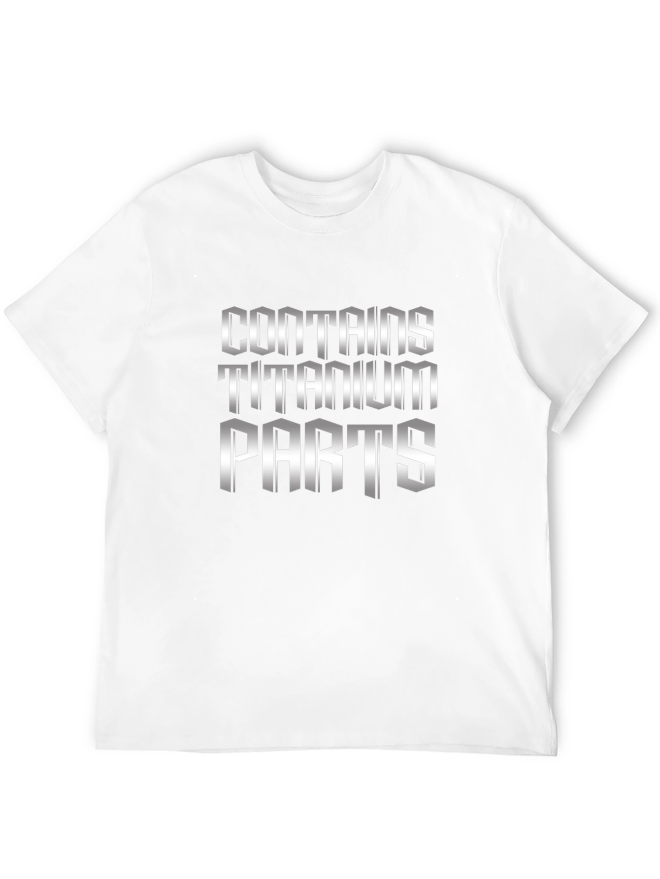 Contains Titanium Parts Graphic Novelty T-Shirt