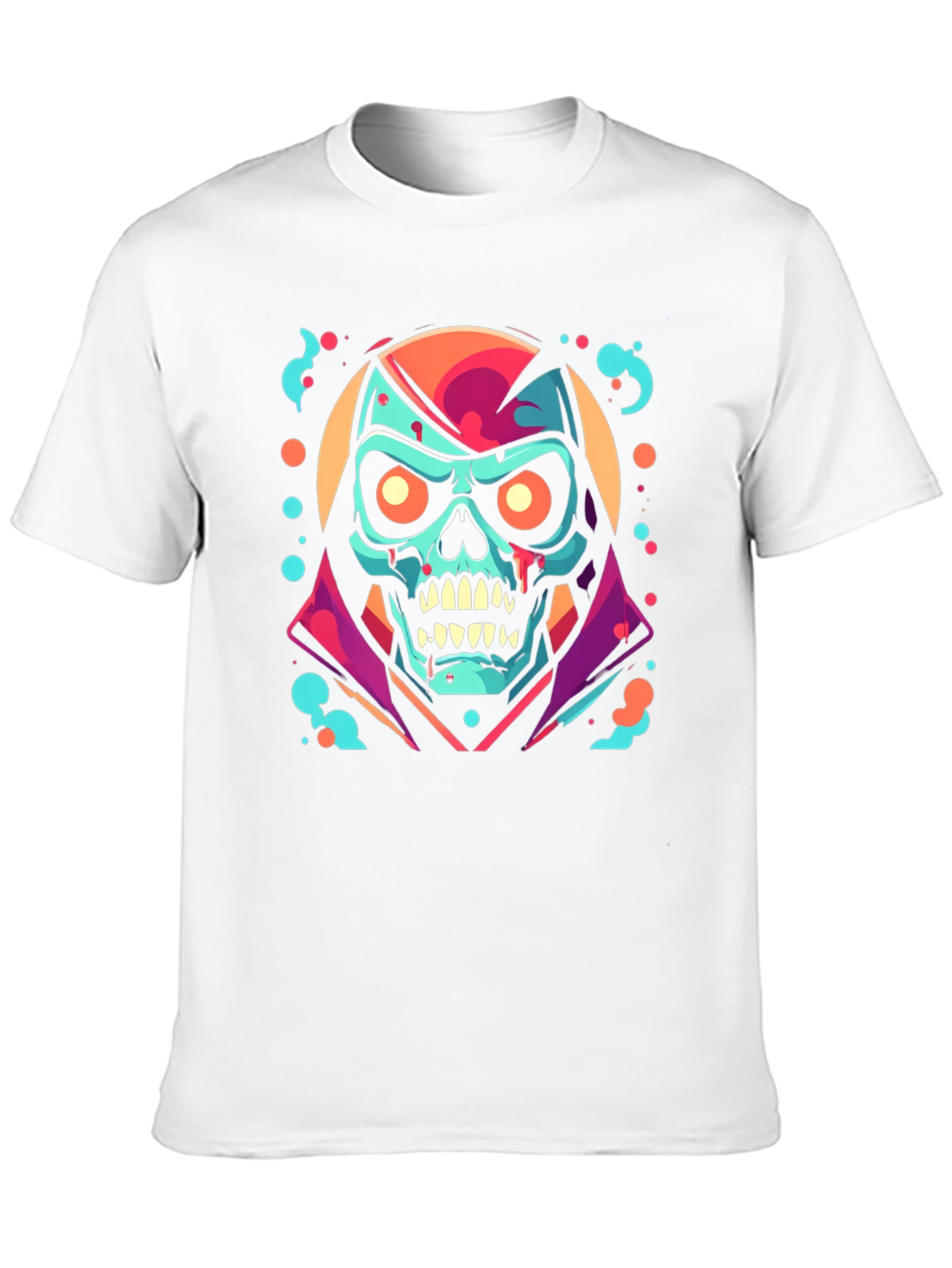 Skull Graphic T-Shirt - Unique Spooky Design