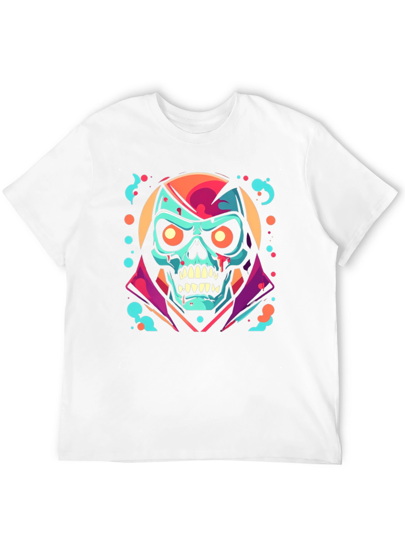 Skull Graphic T-Shirt - Unique Spooky Design