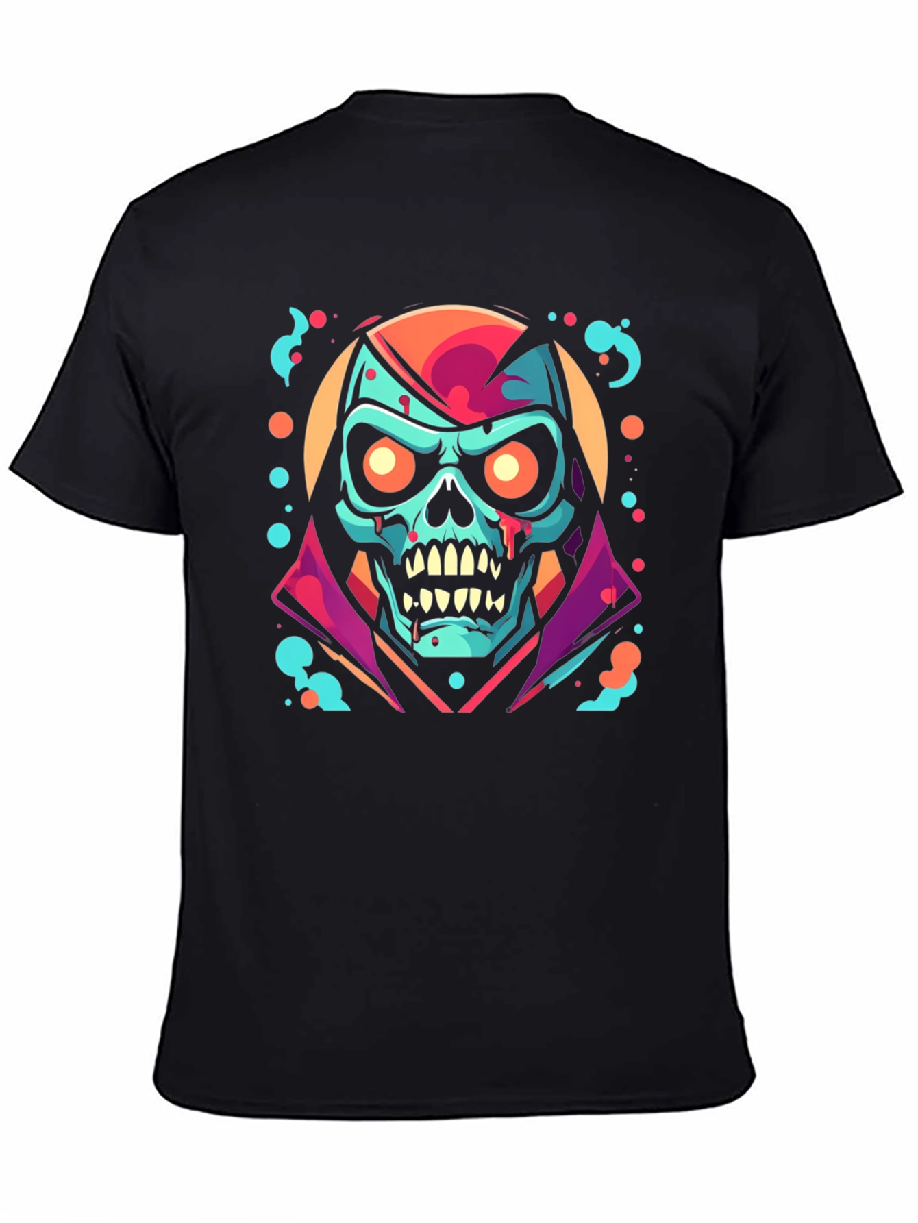 Skull Graphic T-Shirt - Unique Spooky Design
