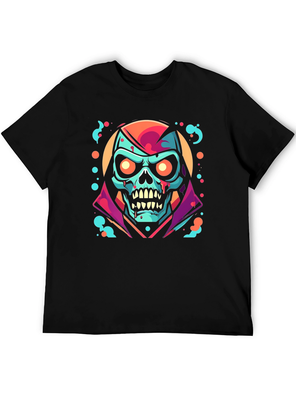 Skull Graphic T-Shirt - Unique Spooky Design