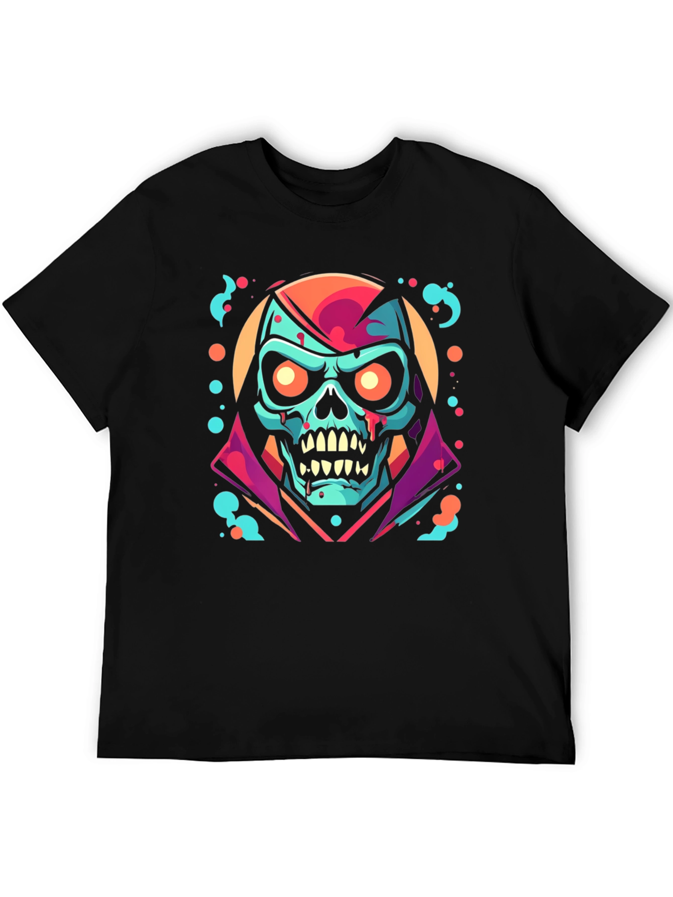 Skull Graphic T-Shirt - Unique Spooky Design