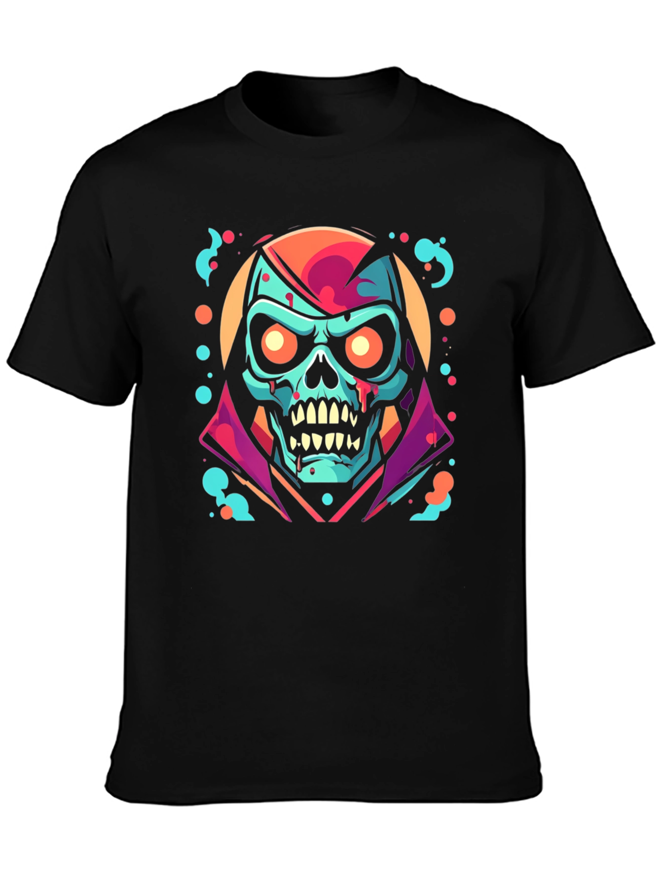 Skull Graphic T-Shirt - Unique Spooky Design