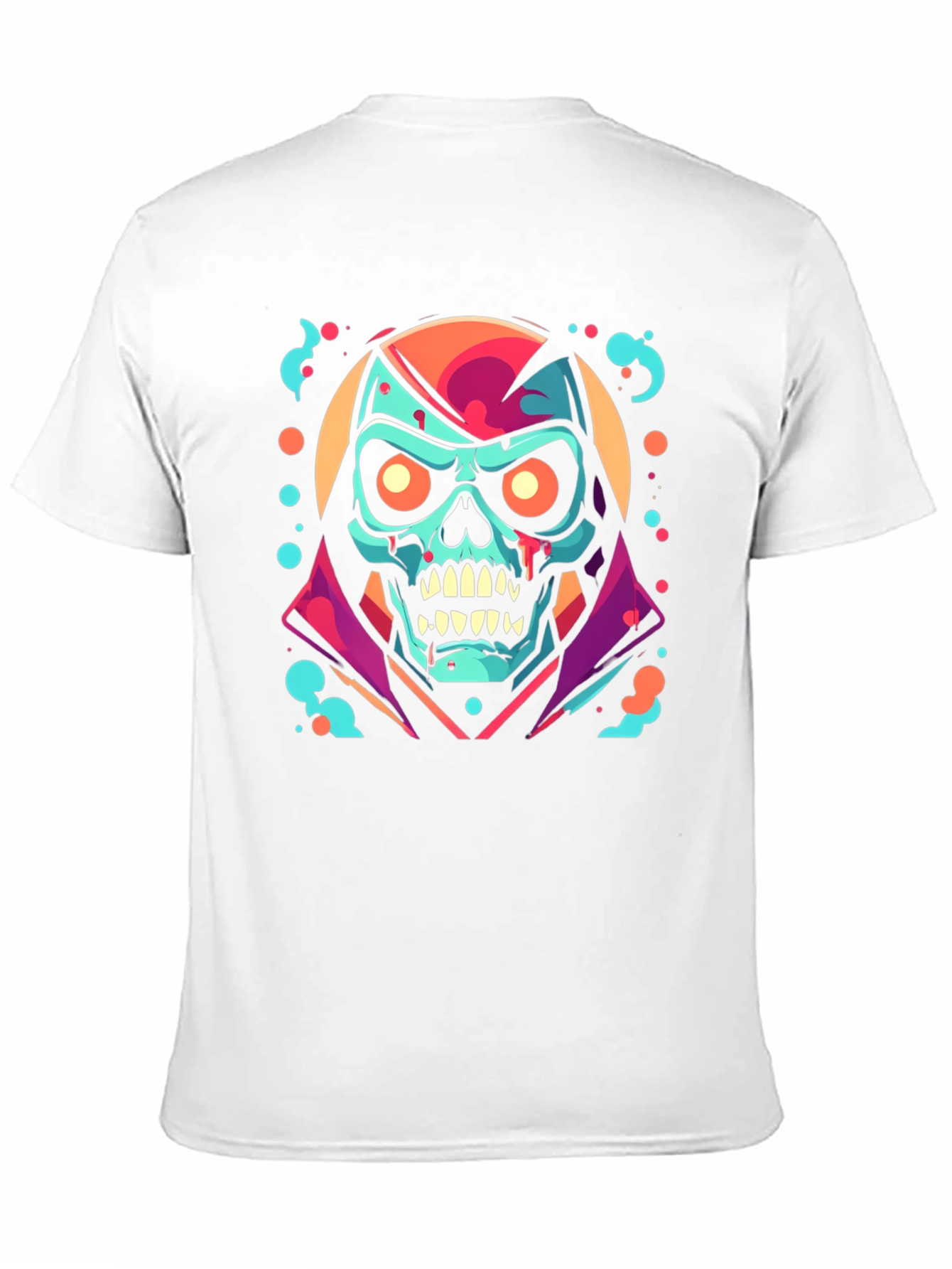 Skull Graphic T-Shirt - Unique Spooky Design