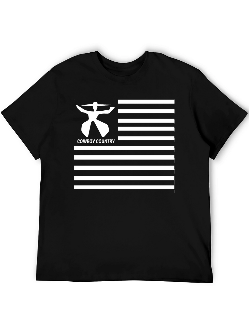 Cowboy Country Black T-Shirt - Western Style