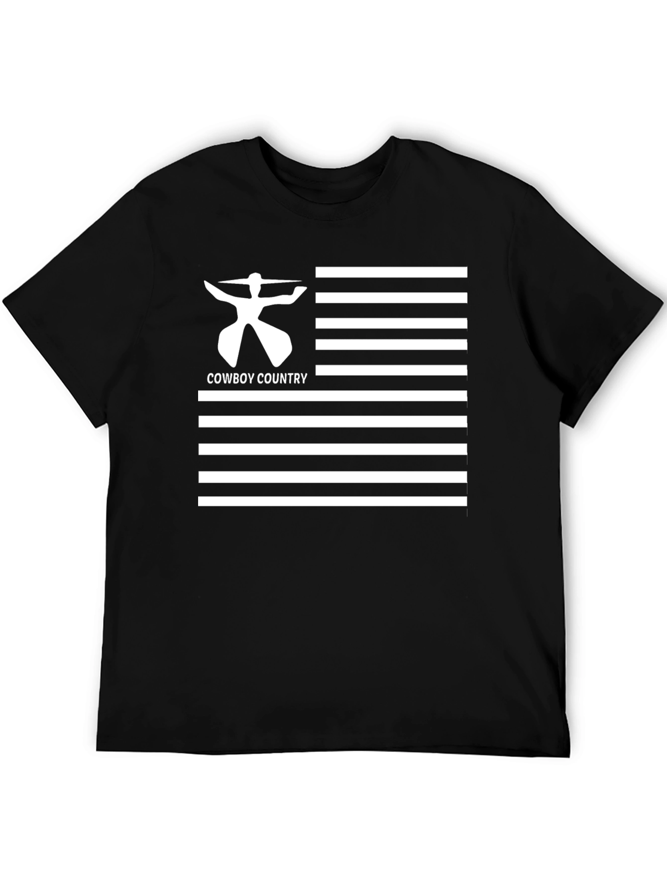 Cowboy Country Black T-Shirt - Western Style