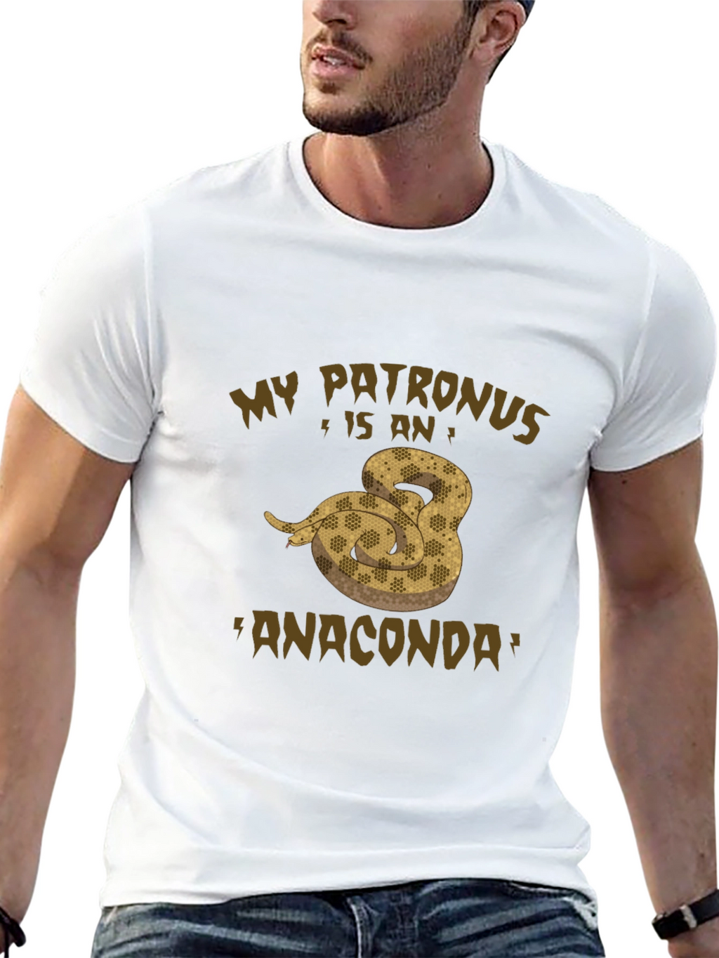 My Patronus is an Anaconda Graphic T-Shirt