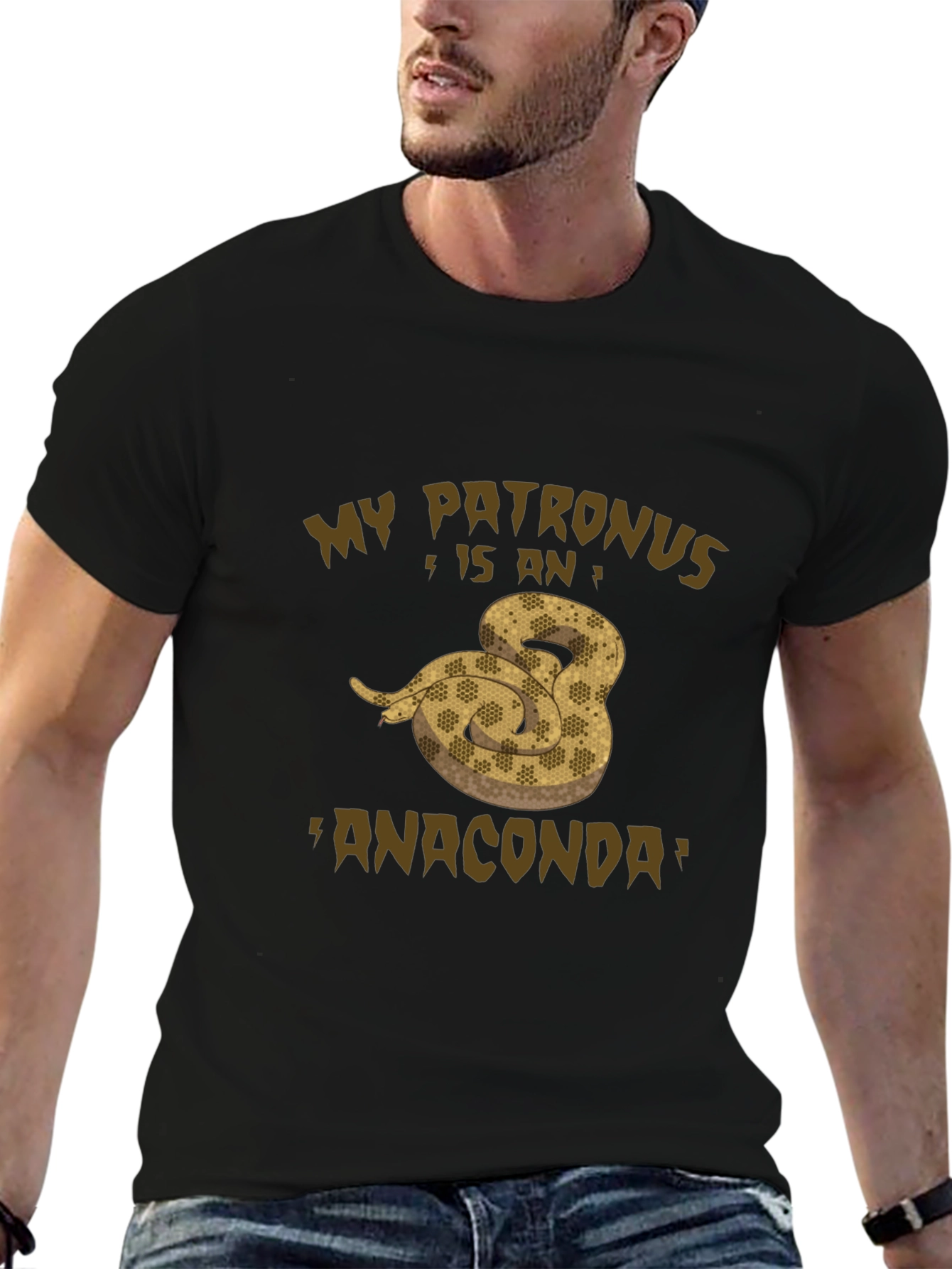 My Patronus is an Anaconda Graphic T-Shirt