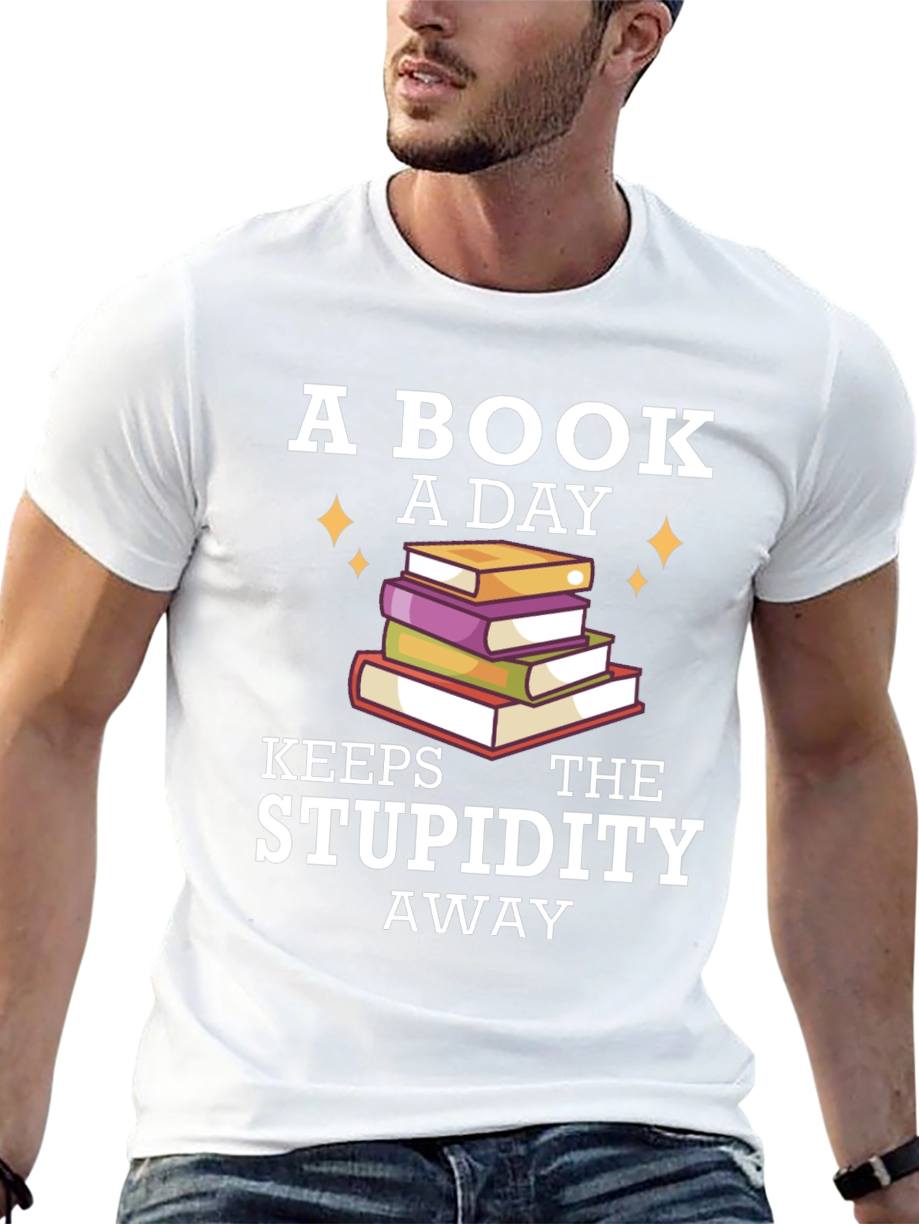 A Book A Day T-Shirt - Read More Learn More!