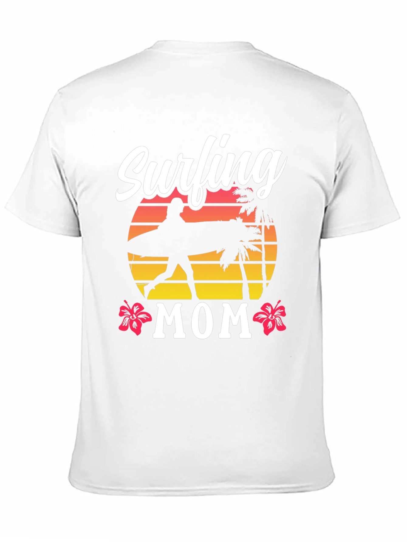Surfing Mom T-Shirt - Beach Lover Tee