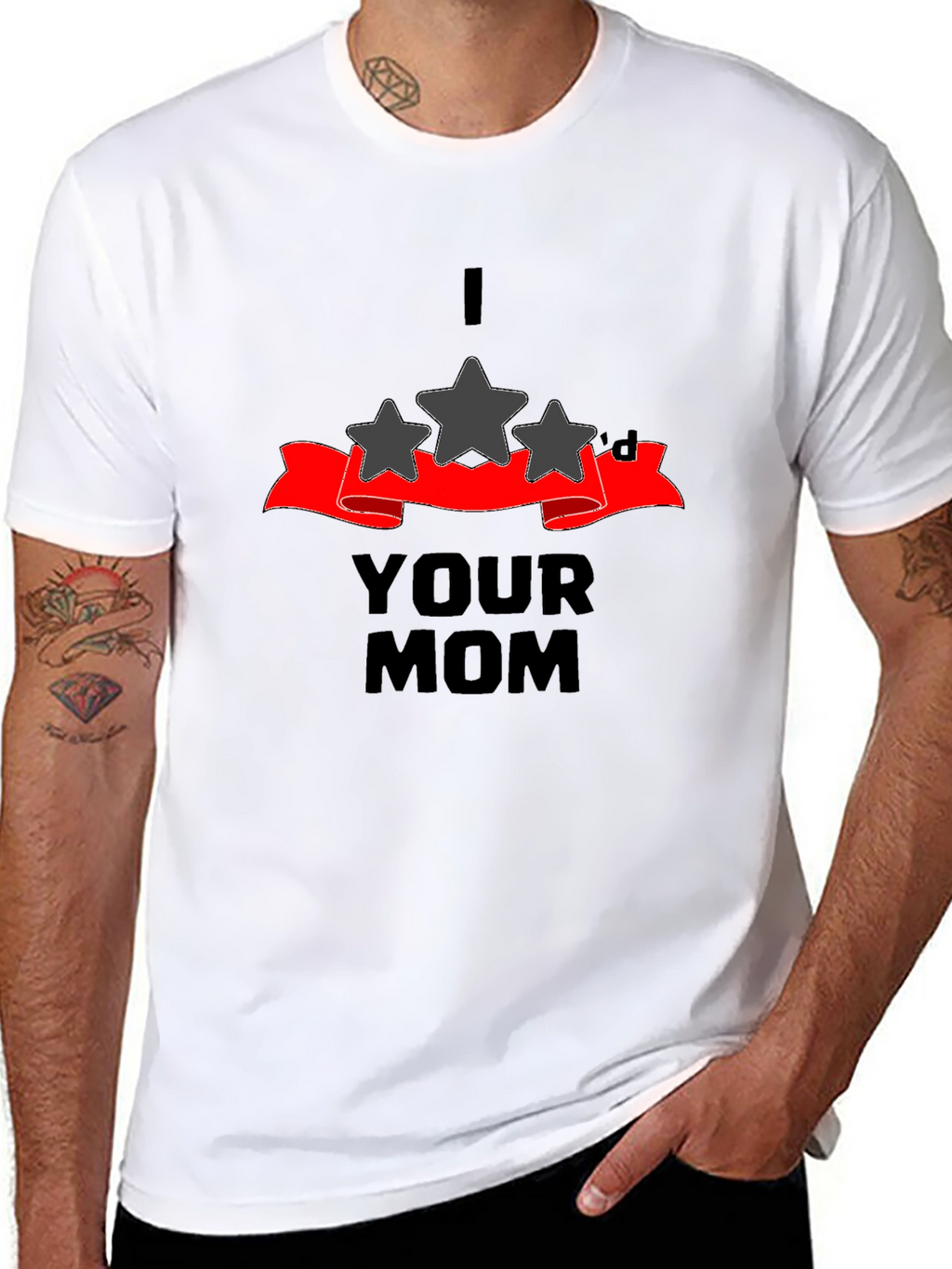 I Three Stard Your Mom Graphic T-Shirt