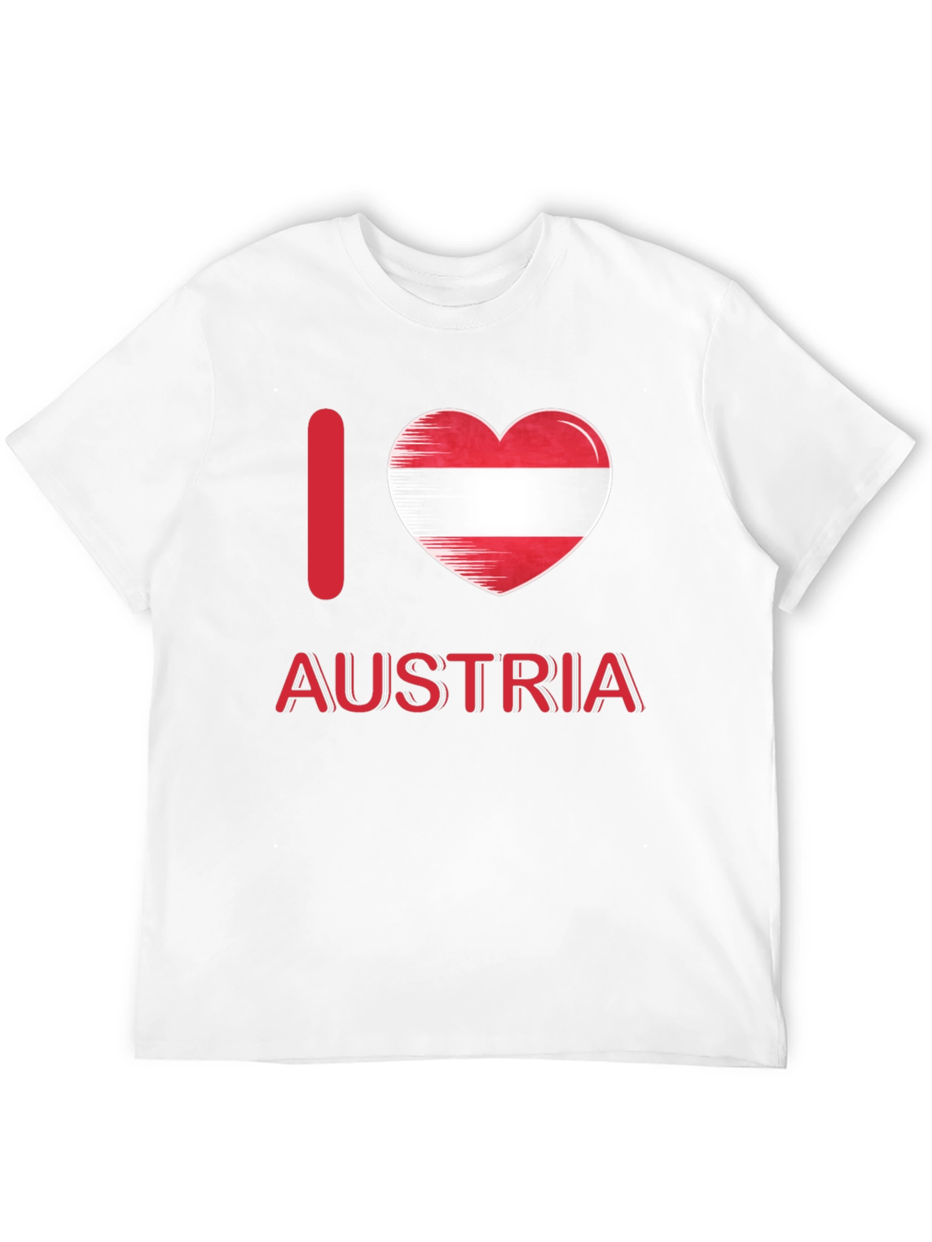 I Heart Austria T-Shirt - Black Cotton Tee