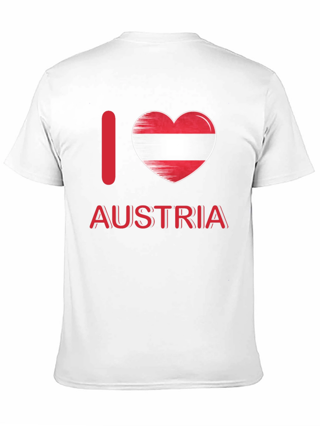 I Heart Austria T-Shirt - Black Cotton Tee