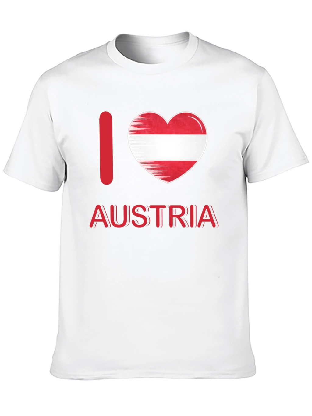 I Heart Austria T-Shirt - Black Cotton Tee