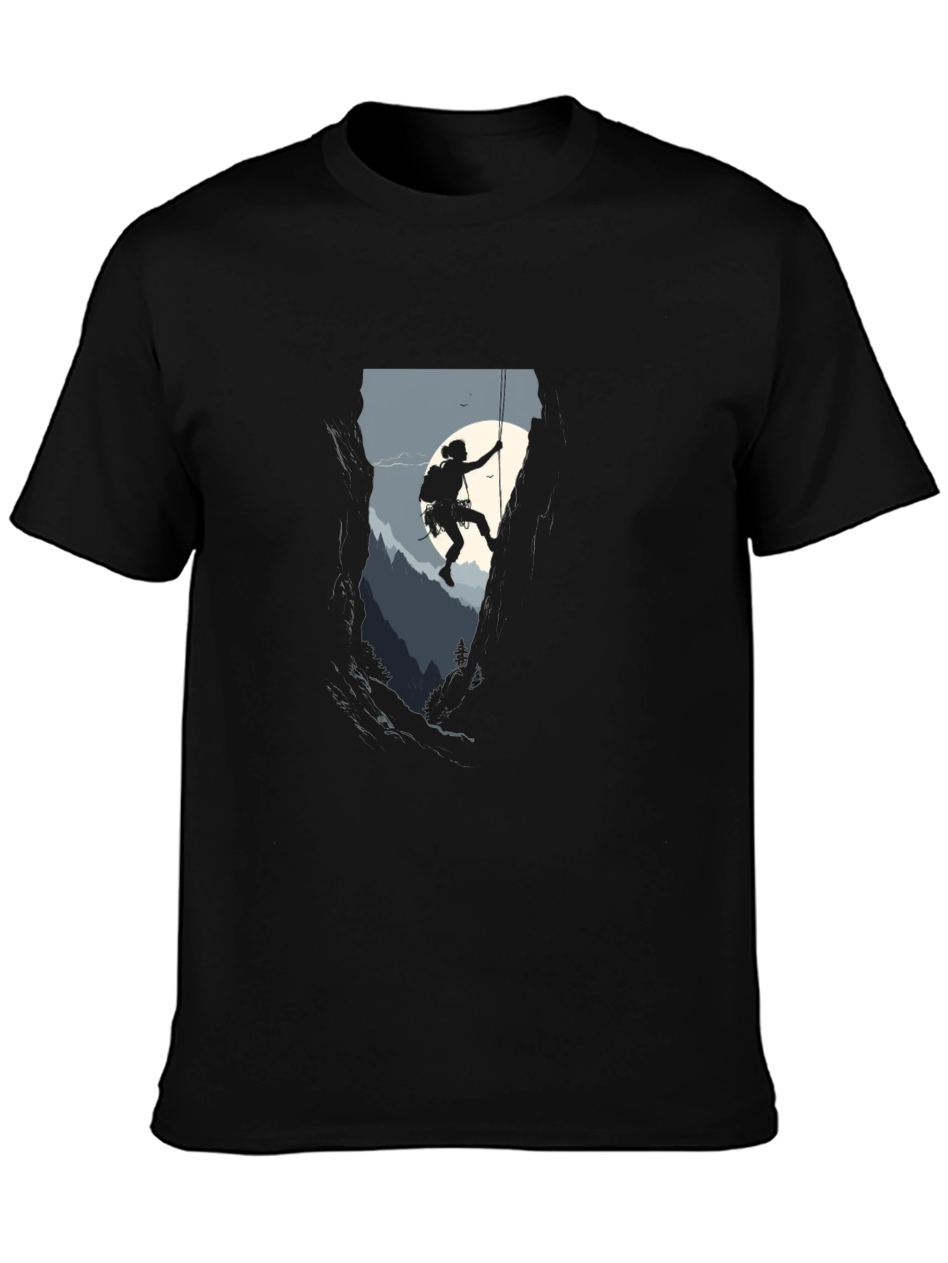 Climbing Silhouette Graphic Tee - Adventure Ready