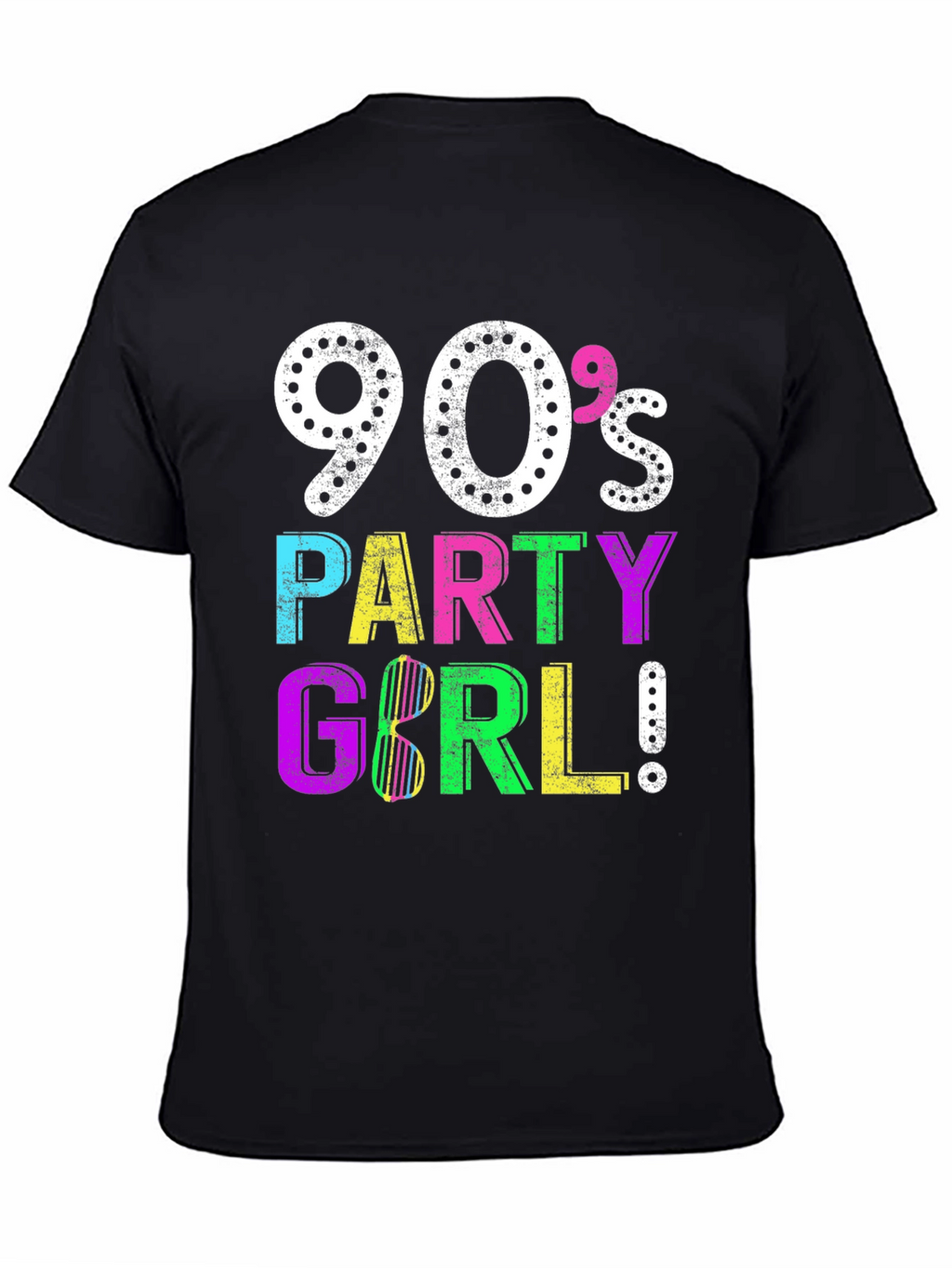90s Party Girl Graphic Tee - Retro Style!